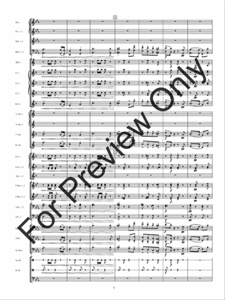 Inglesina The Little English Girl (Score) Concert Band scores gallery preview page 8