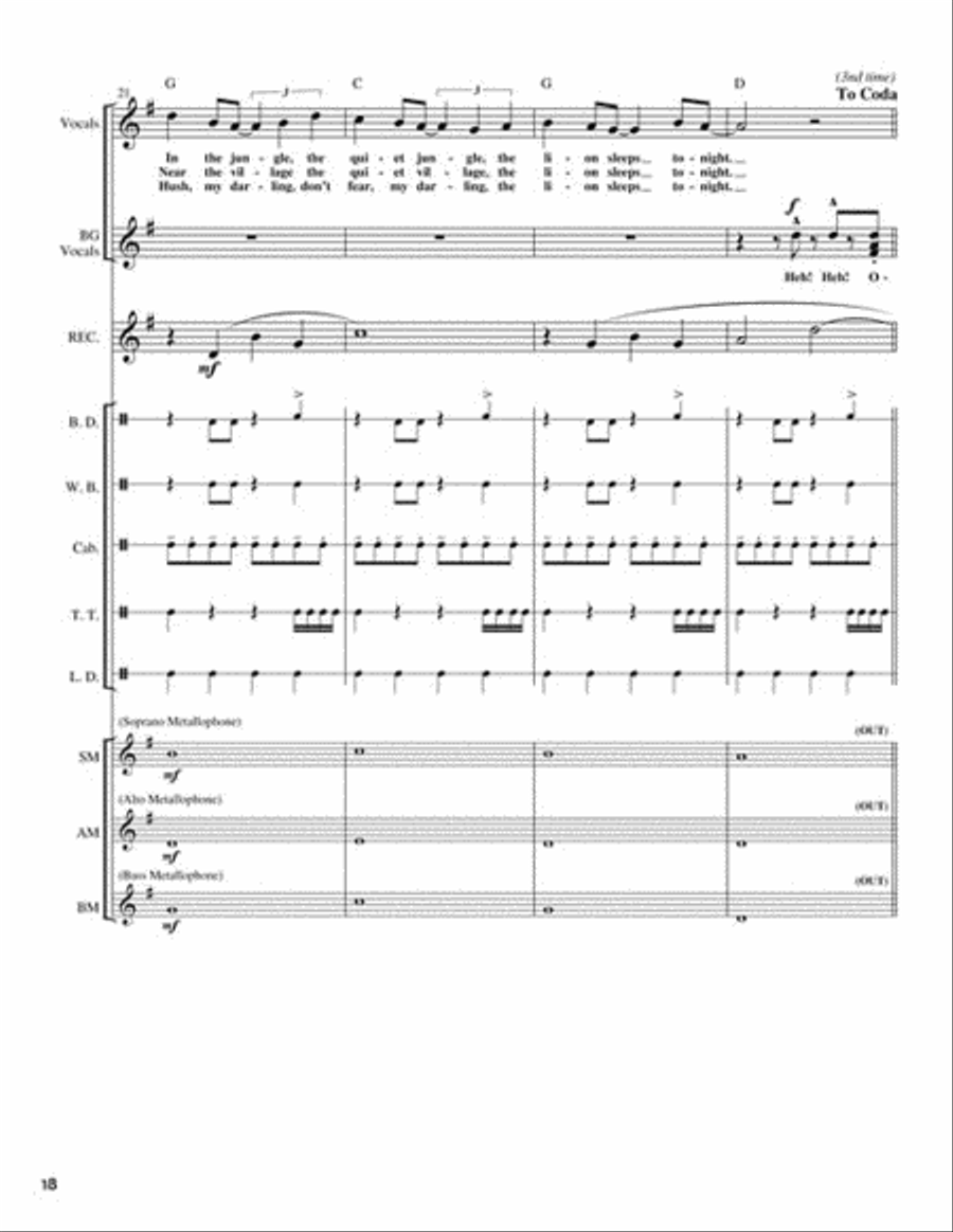 Rockin' Poppin' Classroom Choir scores gallery preview page 6