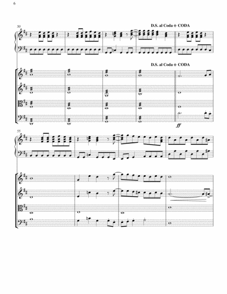 Mamma Mia - ABBA - Arranged for Solo Harp or Piano and String Quartet or String Orchestra