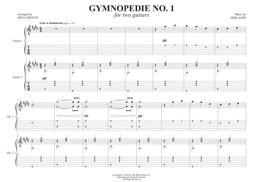 Gymnopédie No. 1 image number null
