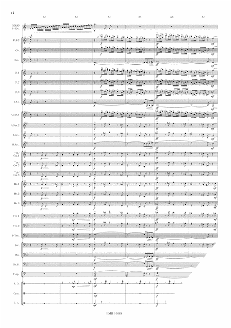 Konzert-Etude Concert Band scores gallery preview page 13