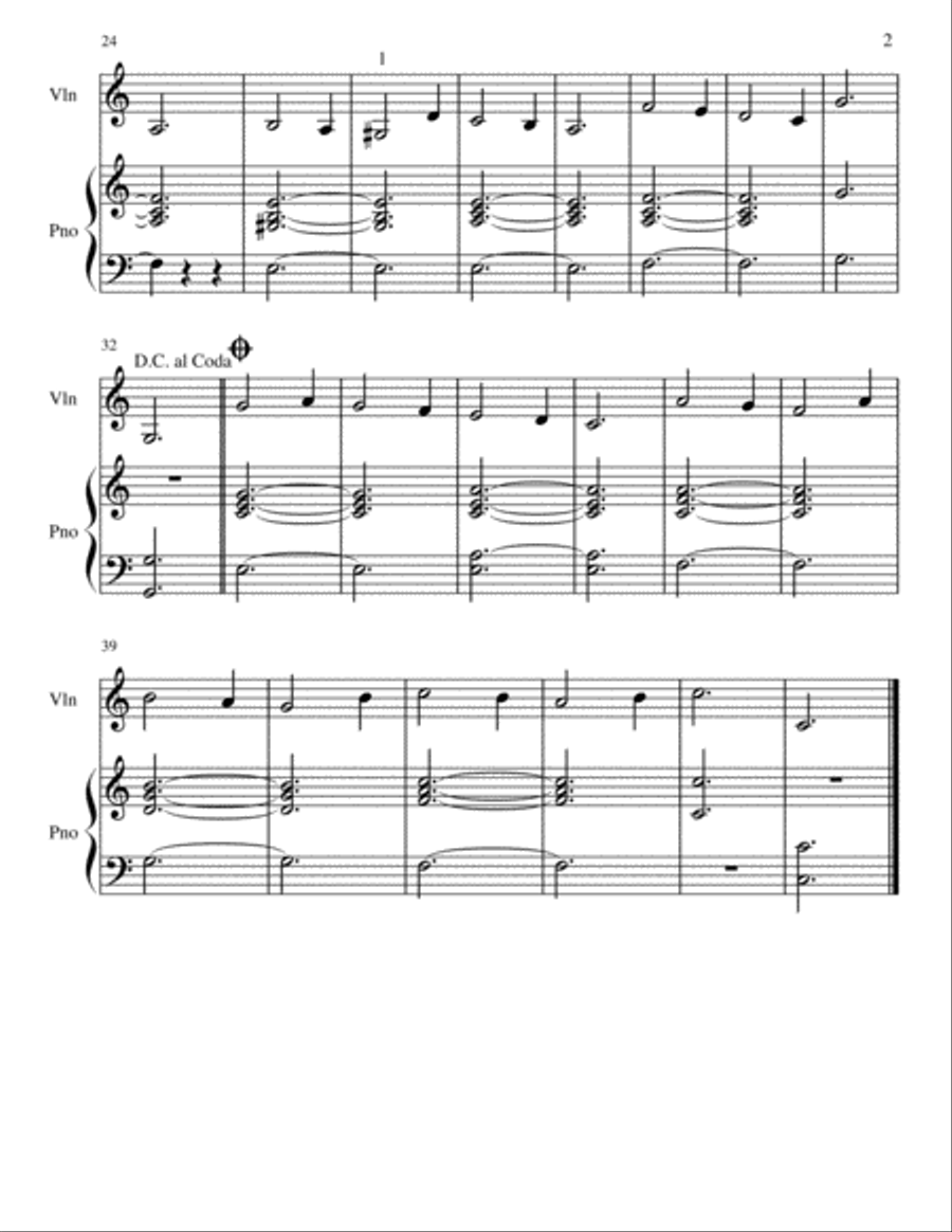 The Violinist's Nutcracker Violin Solo scores gallery preview page 6