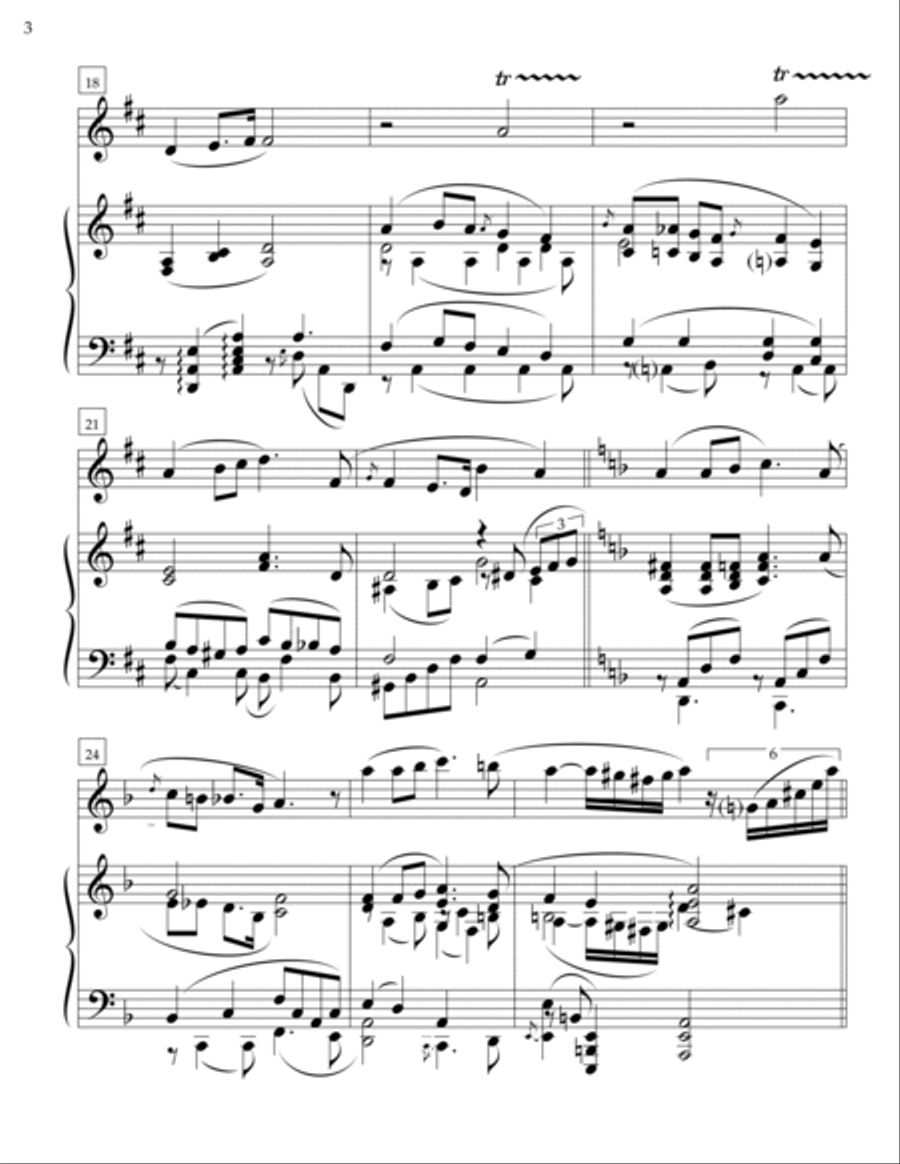 Here Comes the Bride - for the New Millennium - Oboe & Piano Woodwind Duet scores gallery preview page 4