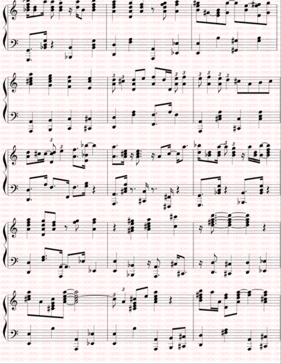 The Lap Of Luxury (solo version) Piano Solo scores gallery preview page 4