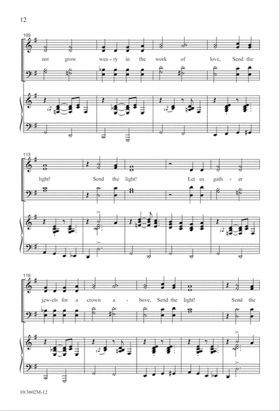 Send the Light 4-Part scores gallery preview page 13