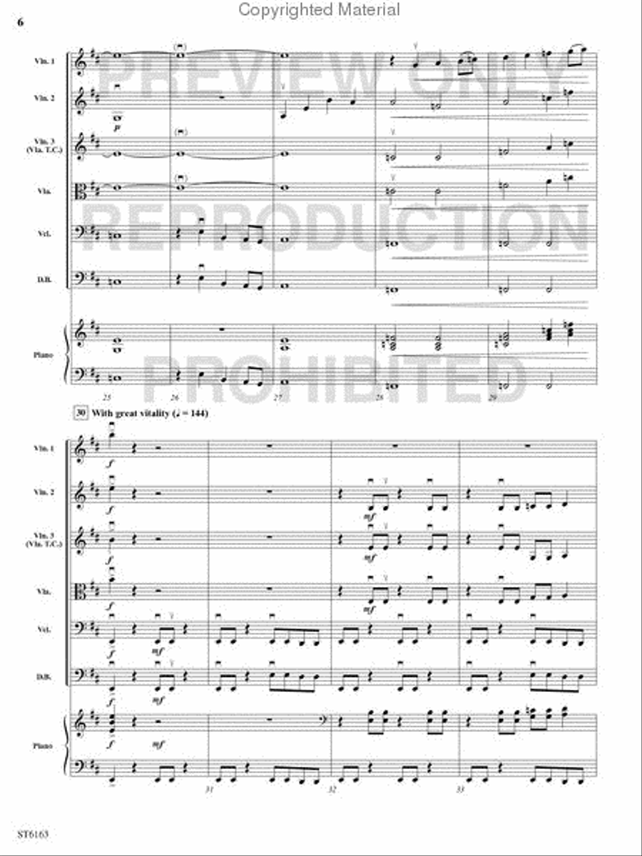 Spartacus String Orchestra scores gallery preview page 5