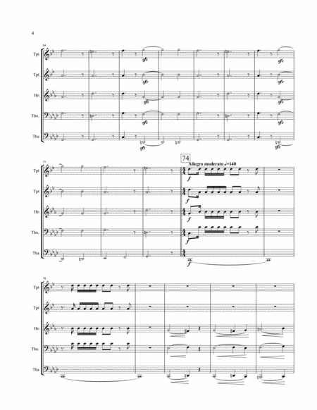 Finlandia for Brass Quintet image number null