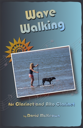 Book cover for Wave-Walking, for Clarinet and Alto Clarinet Duet