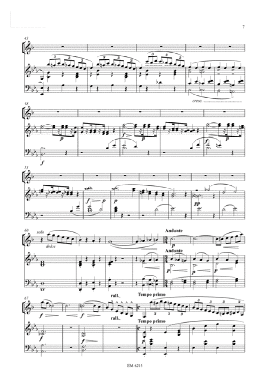 Concertino nr. 1 for Clarinet (Piano Reduction) Clarinet Solo scores gallery preview page 4
