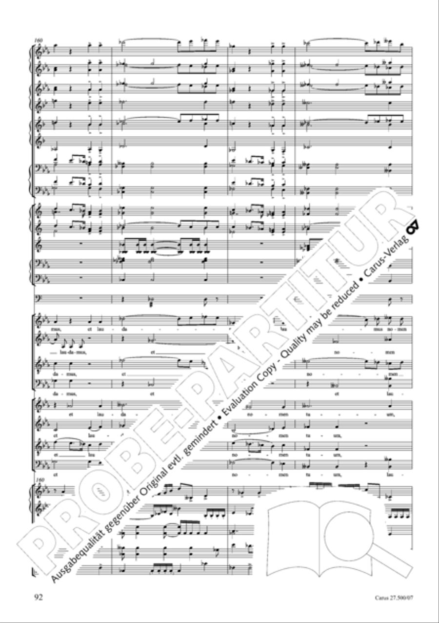 Quattro pezzi sacri Orchestra scores gallery preview page 93