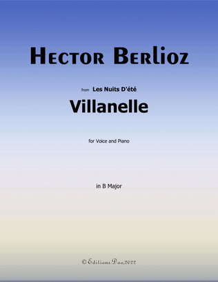 Villanelle, by Berlioz, in B Major