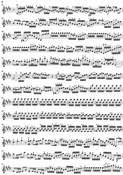 Concerto for Violin and Orchestra in E Major BWV 1042