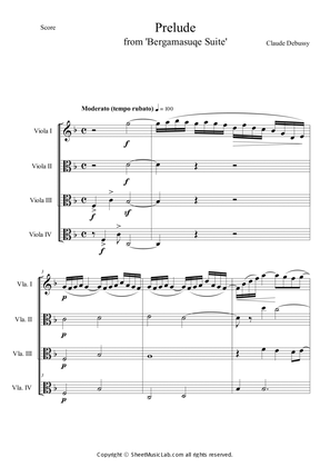 Prelude from Bergamasuqe Suite