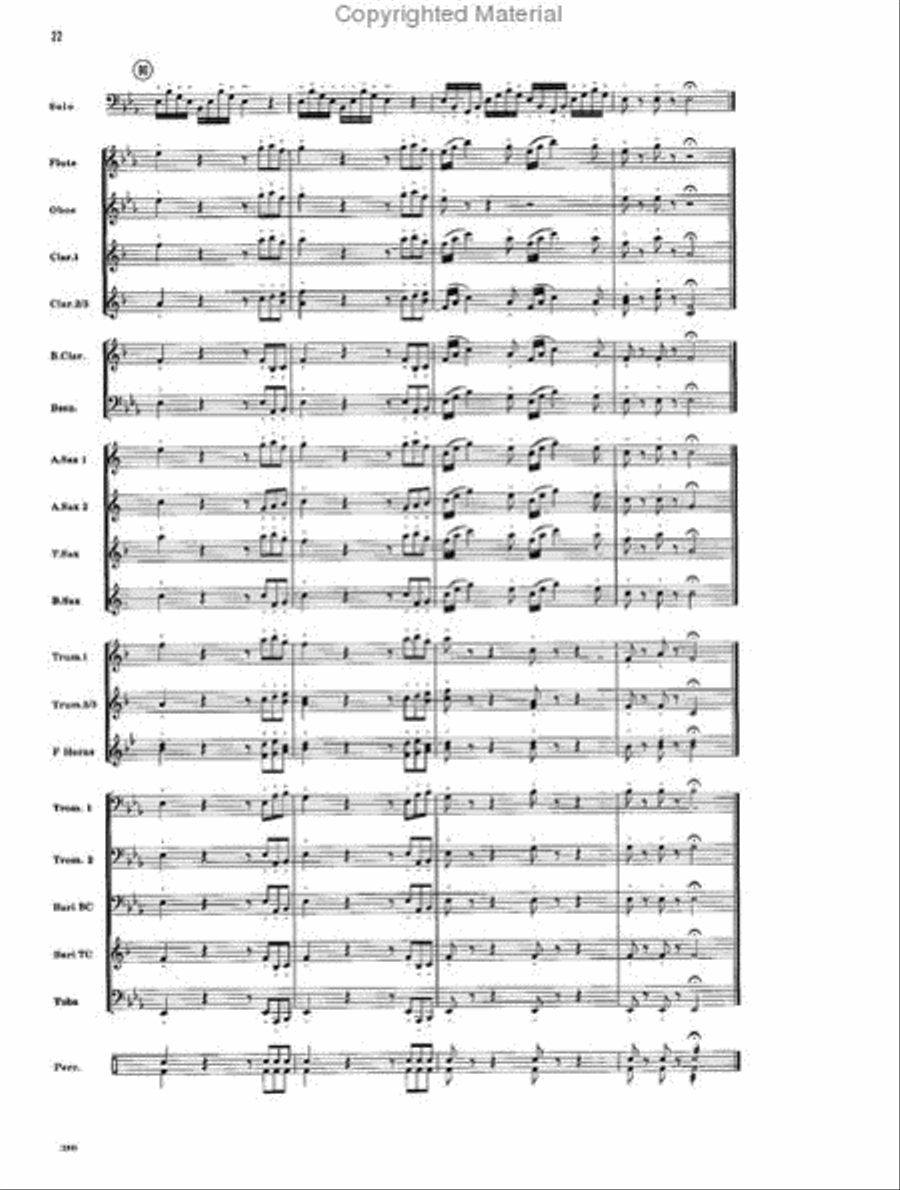 Concert Rondo Concert Band scores gallery preview page 21