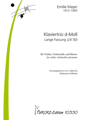 Book cover for Piano Trio in D Minor
