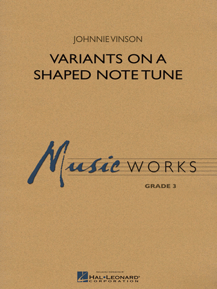 Book cover for Variants on a Shaped Note Tune