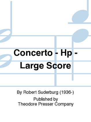 Concerto - Hp - Large Score
