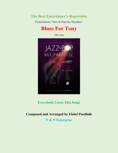 "Blues For Tony" -Background Track for Alto Sax from CD "Sax Paradise"-Video image number null