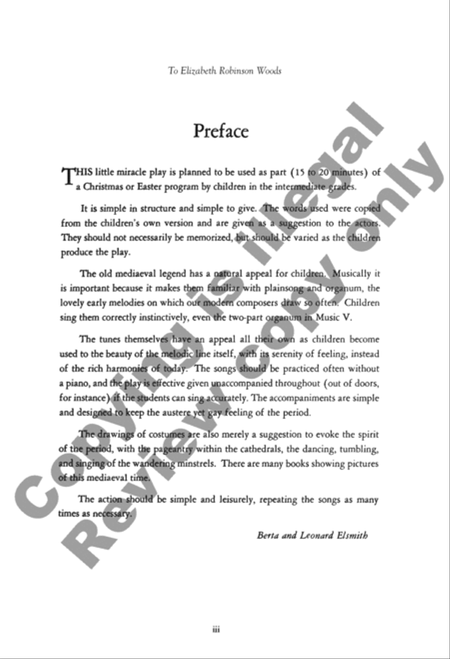 The Miracle of the Tumbler Children's Choir scores gallery preview page 2