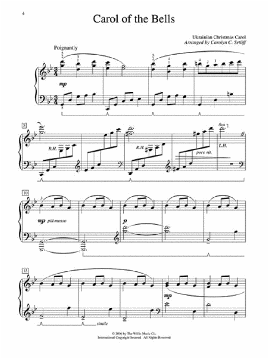 Christmas Time Piano Solo scores gallery preview page 4