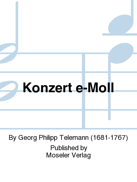 Konzert e-Moll