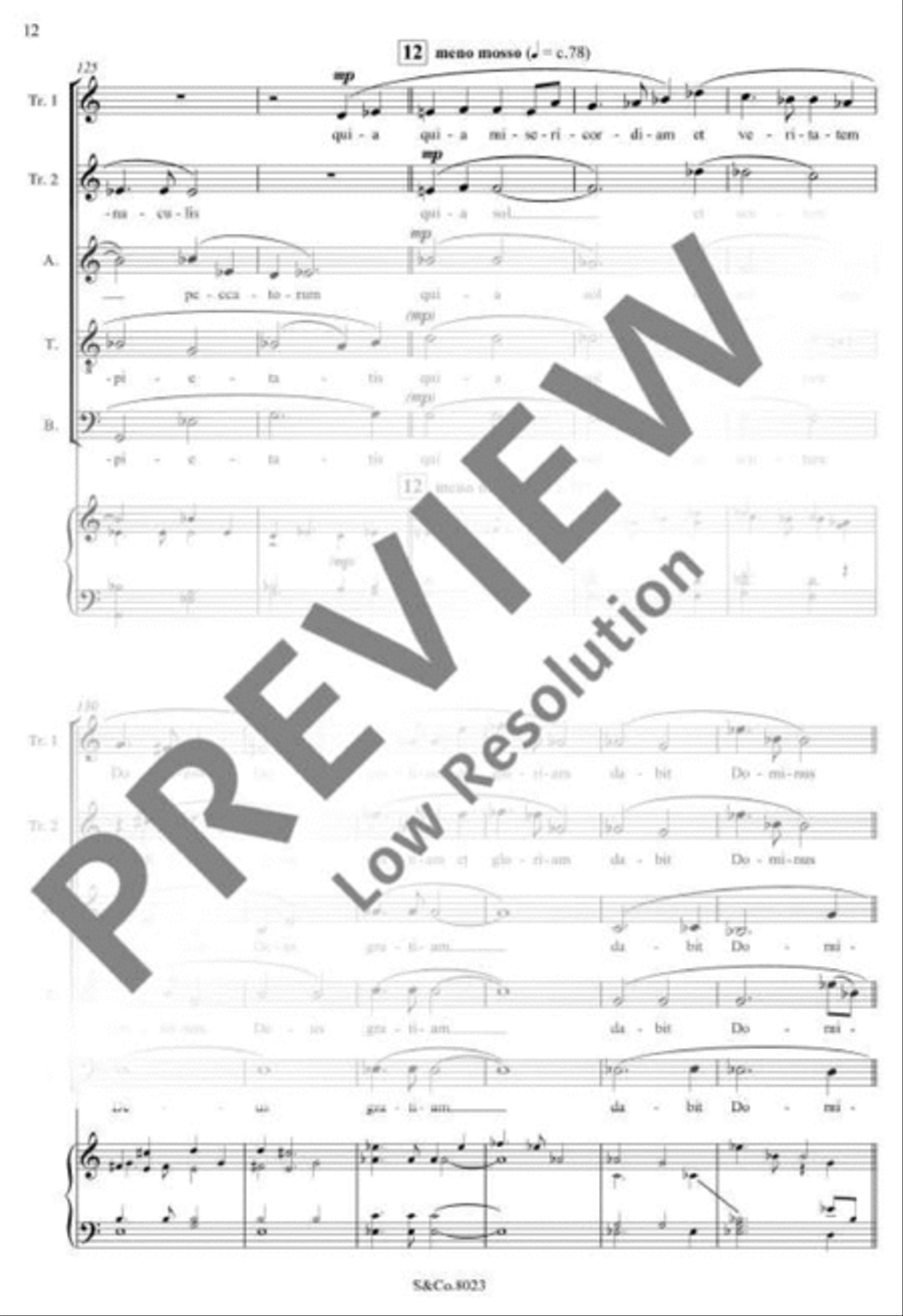Psalm 83 (84) SSATB scores gallery preview page 19