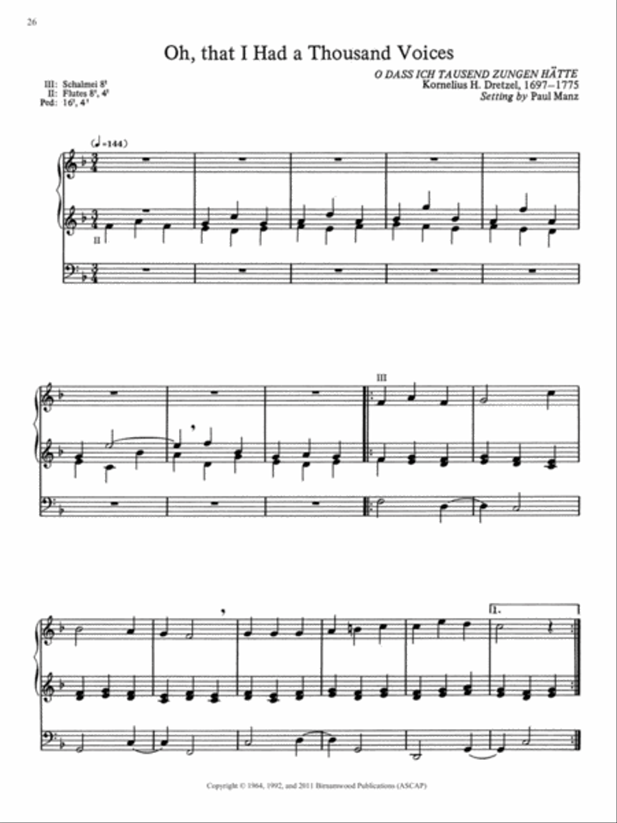 Ten Chorale Improvisations, Set 2 Organ scores gallery preview page 10