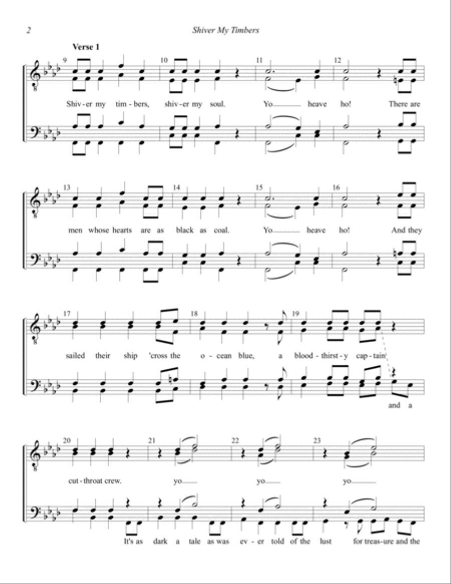 Shiver My Timbers Shiver My Timbers TTBB scores gallery preview page 2
