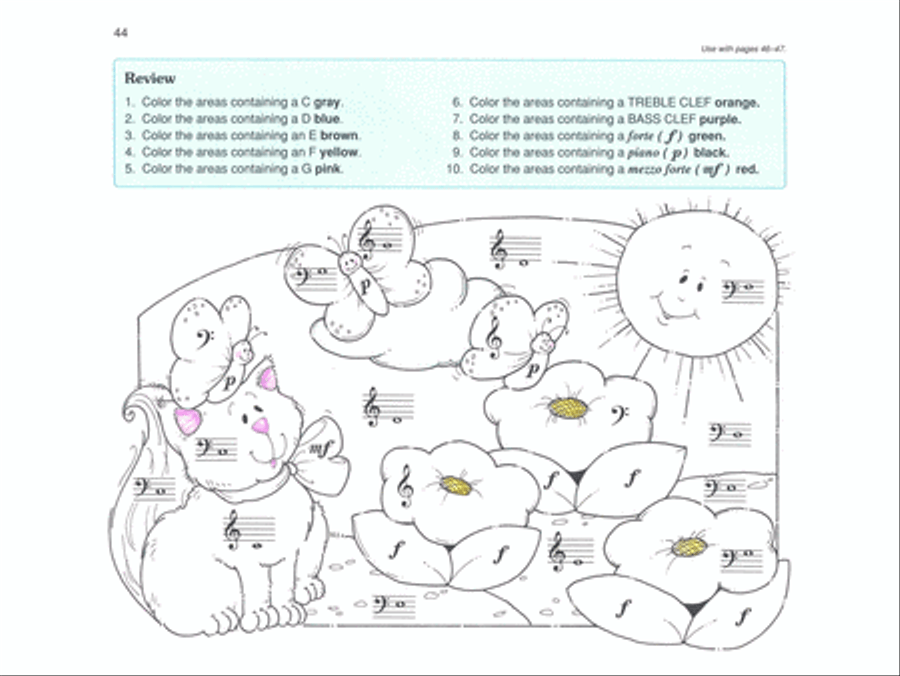 Alfred's Basic Piano Prep Course Activity & Ear Training, Book A Piano Method scores gallery preview page 4