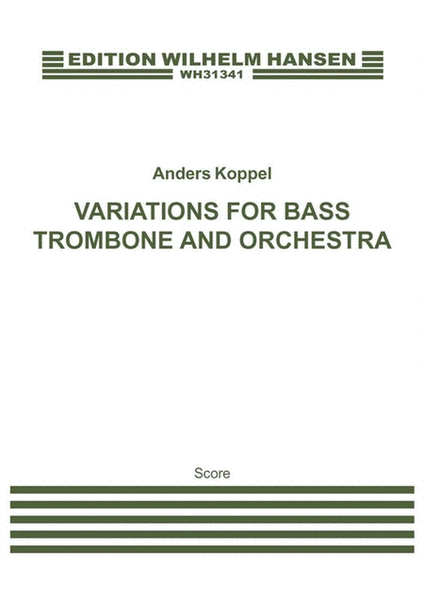 Variations For Bass Trombone and Orchestra