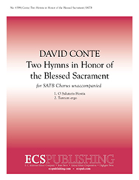 Two Hymns in Honor of the Blessed Sacrament