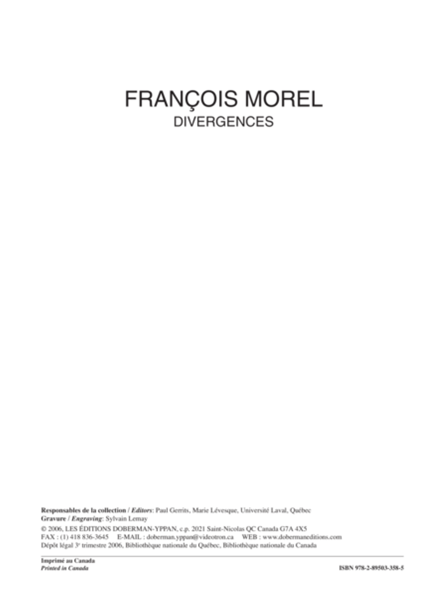 Divergences (vln / guit.) Violin scores gallery preview page 1