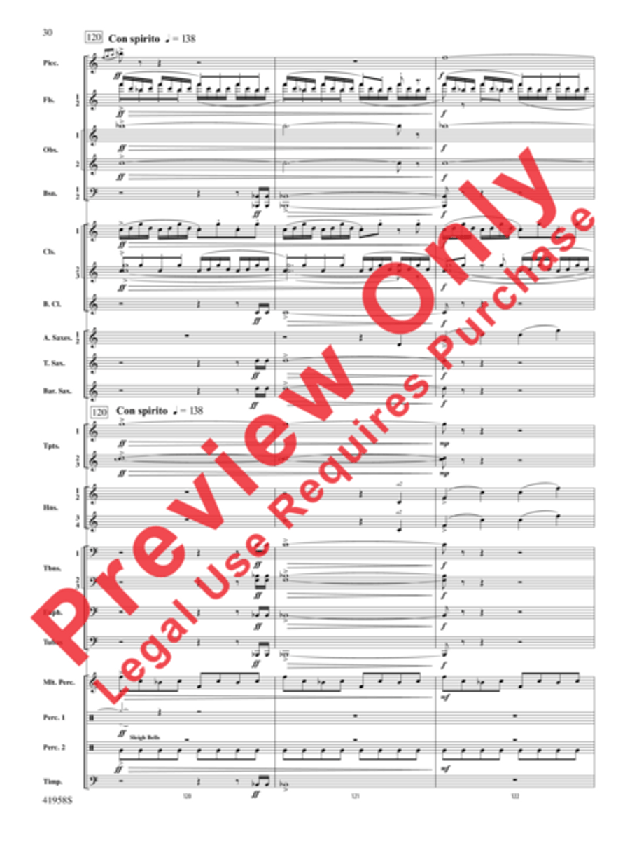 God's Country God's Country Concert Band scores gallery preview page 50