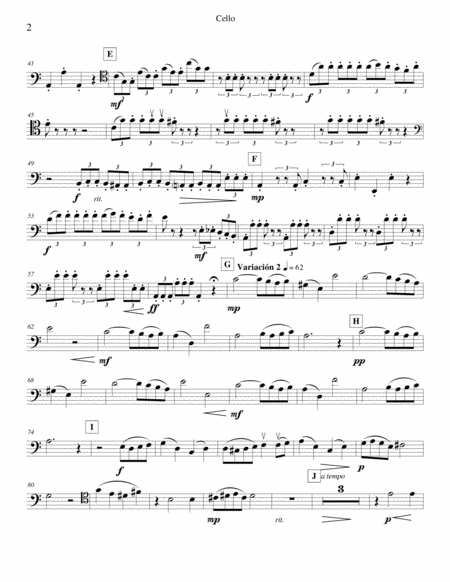 Tema con Variaciones (Cello) image number null