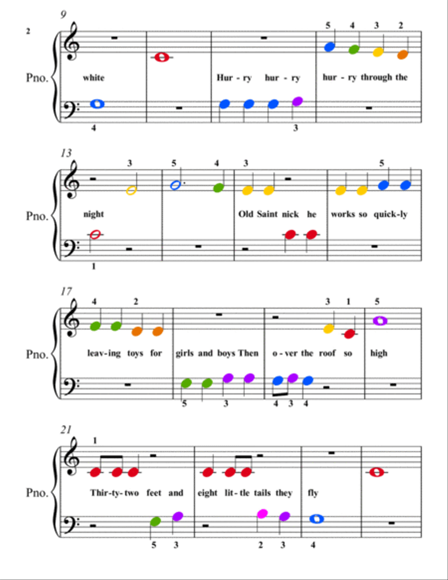 Thirty-two Feet, Eight Little Tails Piano Method scores gallery preview page 2