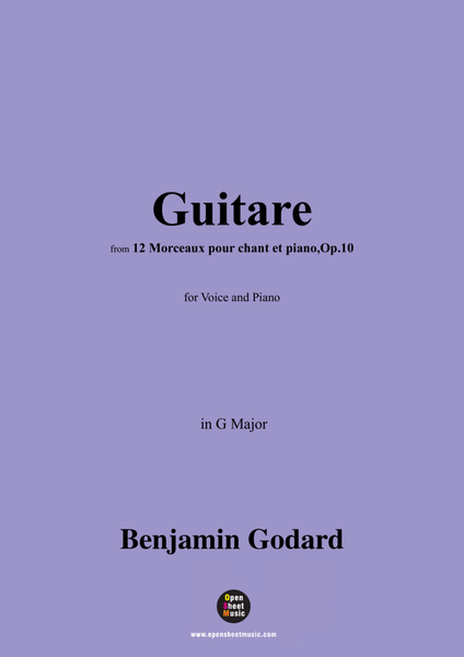 B. Godard-Guitare,in G Major,Op.10 No.11