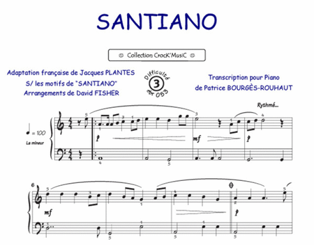 Santiano (Collection CrocK'MusiC) by Hugues Aufray - Piano Solo - Sheet  Music