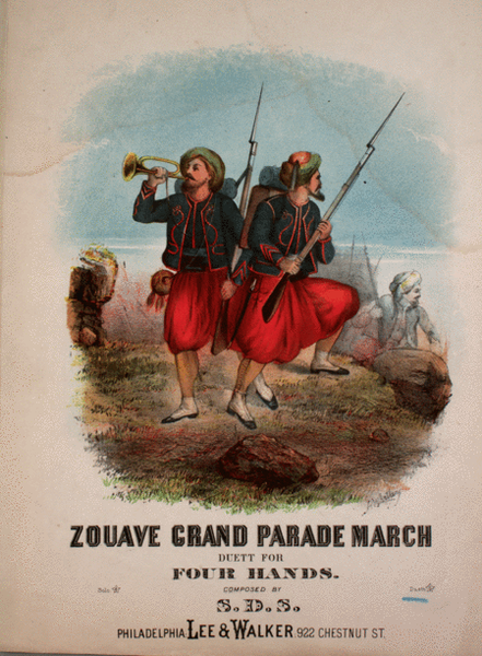Zouave Grand Parade March. Duett for Four Hands