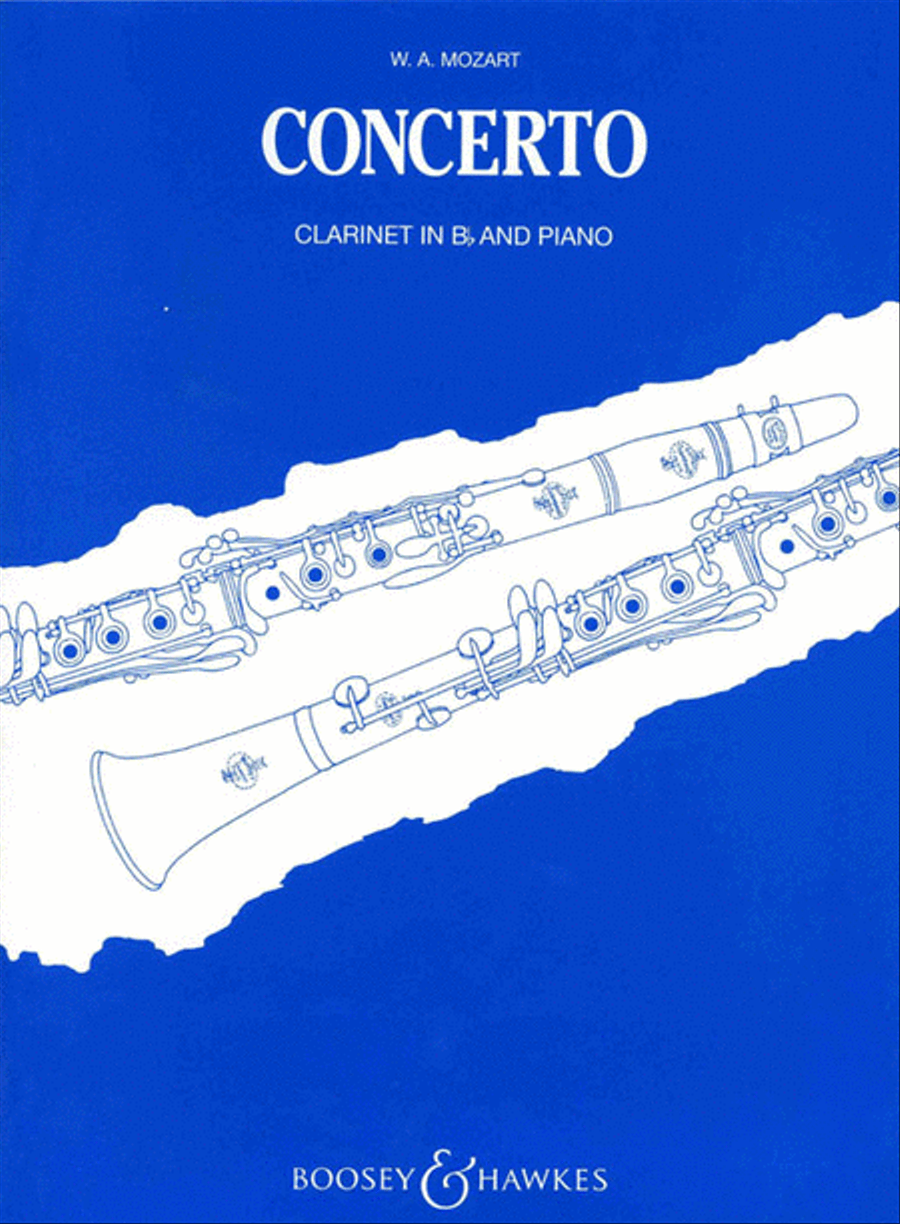 Concerto for Clarinet in B-flat and Orchestra, KV 622 Orchestra scores gallery preview page 1