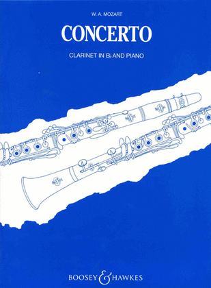 Book cover for Concerto for Clarinet in B-flat and Orchestra, KV 622