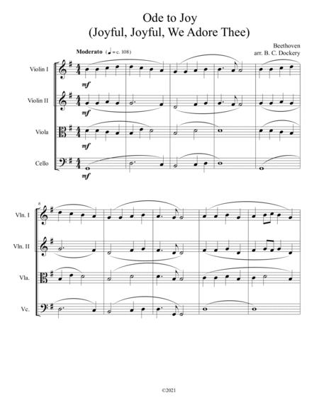 10 Easter Hymns for String Quartet: Volume 1 image number null