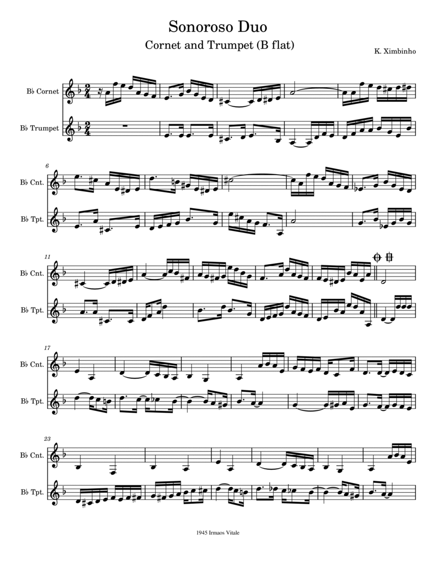 Sonoroso Sonoroso Set of Parts scores gallery preview page 1