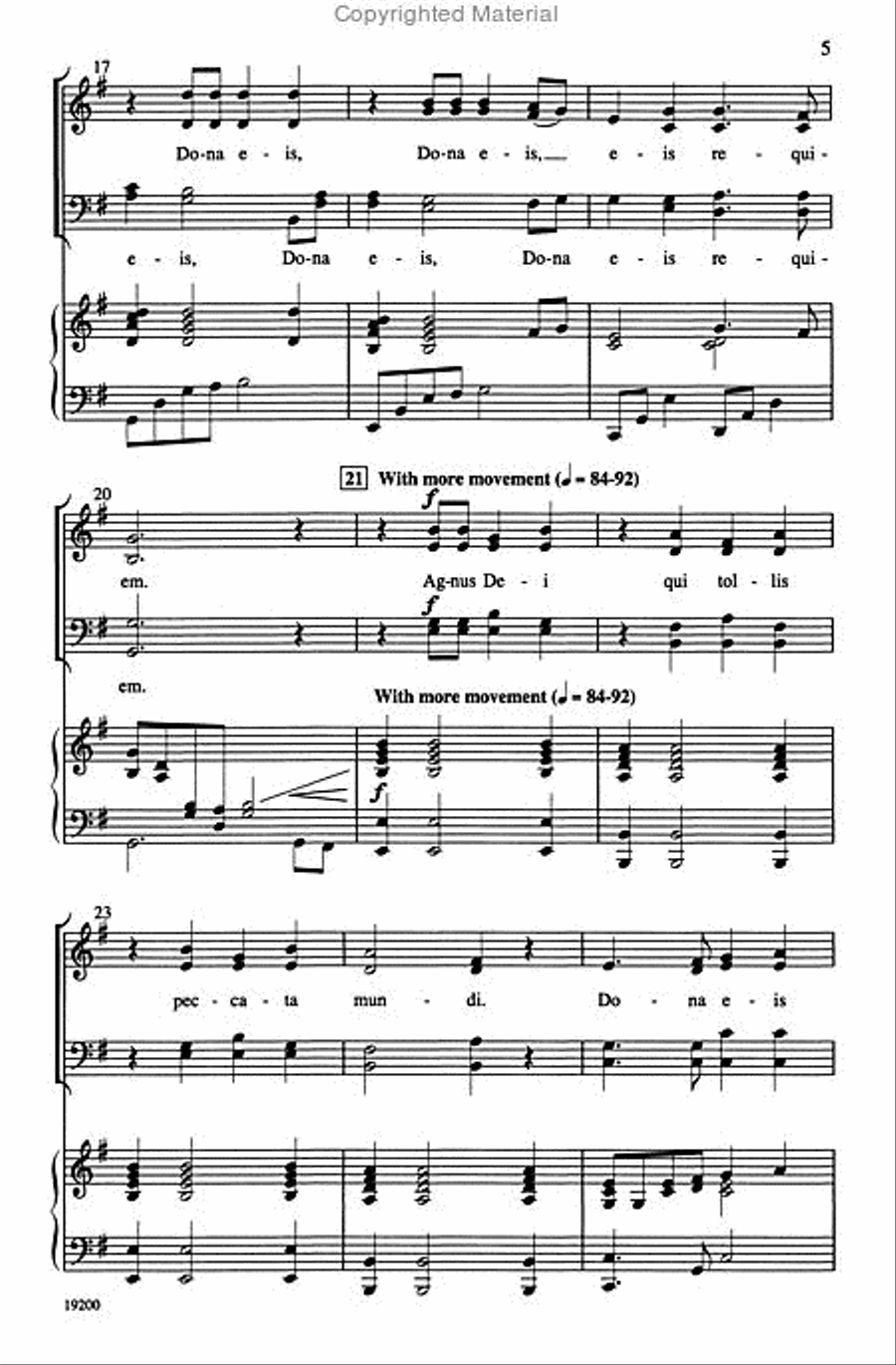 Pie Jesu Pie Jesu 4-Part scores gallery preview page 4