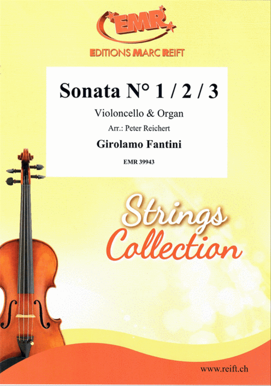 Sonata No. 1 / 2 / 3 Sonata No. 1 / 2 / 3 Cello scores gallery preview page 1