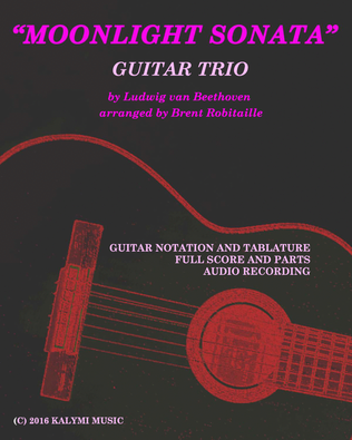 Book cover for Moonlight Sonata - Guitar Trio