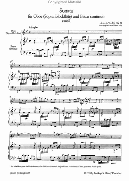 Sonata in C minor RV 53