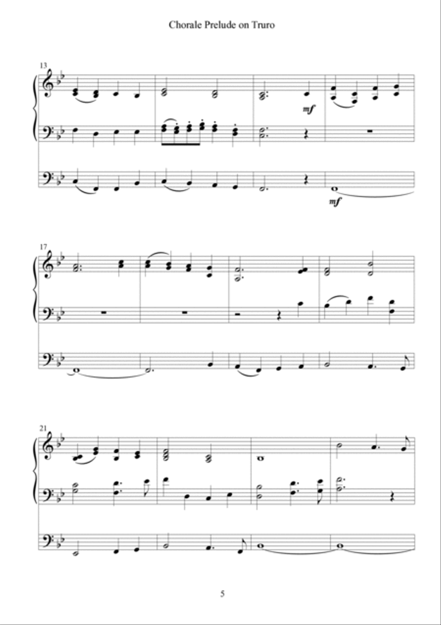 Six Chorale Preludes on Favorite Hymn Tunes for Organ Organ Solo scores gallery preview page 5