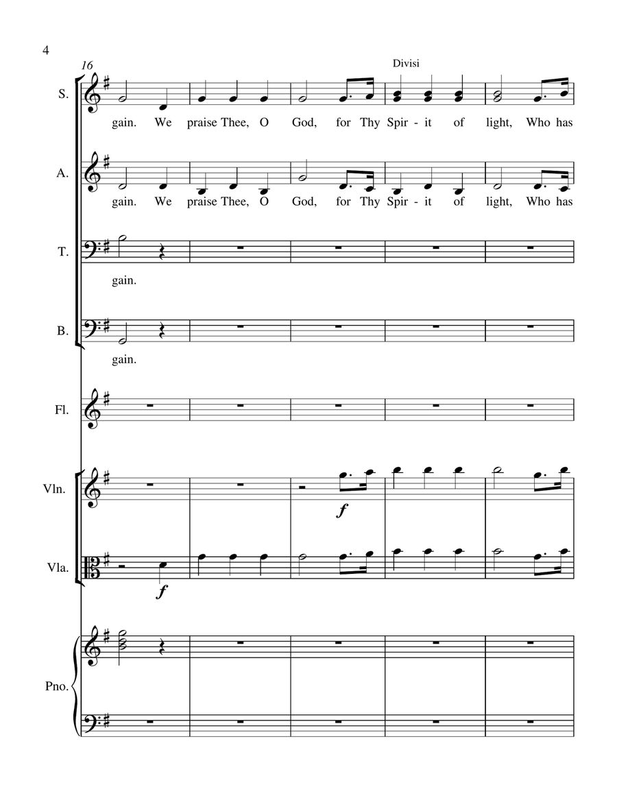 Revive Us Again - #3 of 5 in my Suite of Hymns 4-Part scores gallery preview page 4