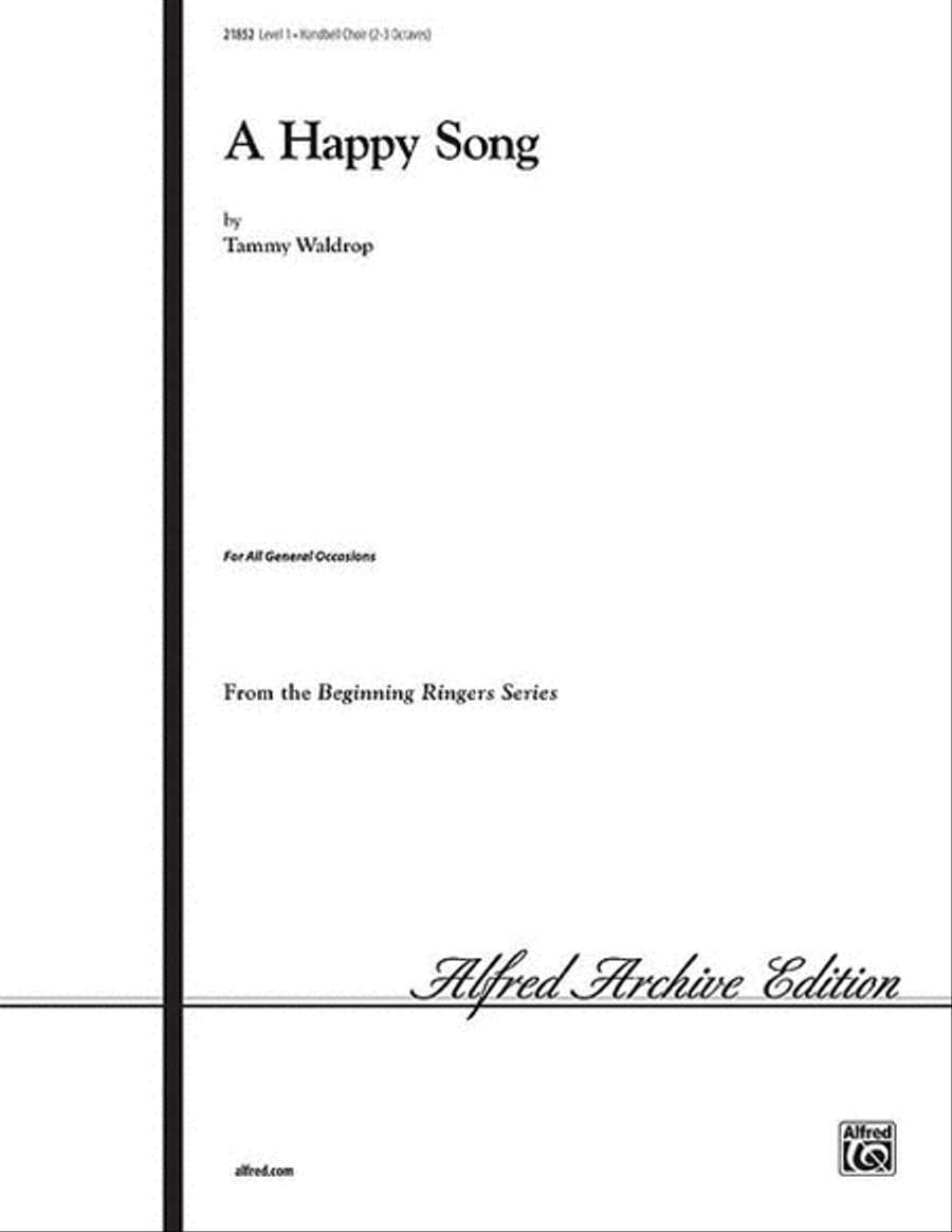 A Happy Song by Tammy Waldrop Handbell Choir - Sheet Music