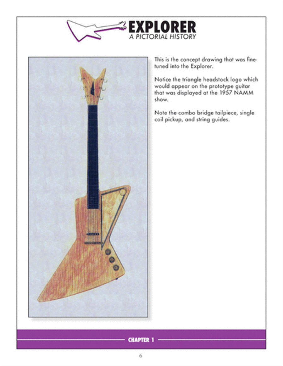 Explorer: A Pictorial History Guitar scores gallery preview page 3